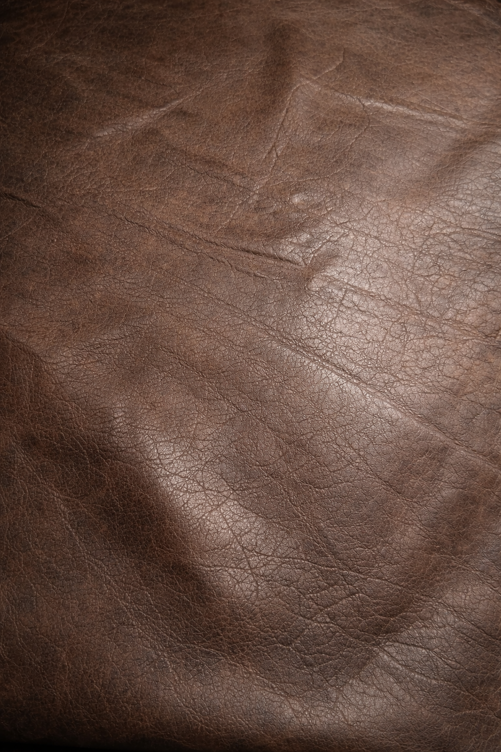 Close-up of brown leather texture